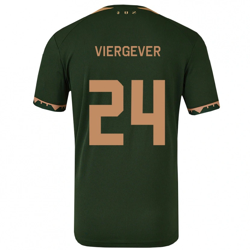 Danxen Damen Nick Viergever #24 Grün Gold Auswärtstrikot Trikot 2025/26 T-Shirt Österreich
