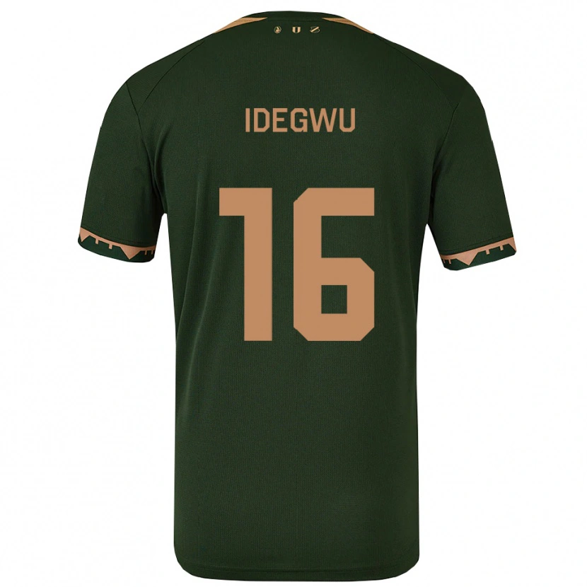 Danxen Damen Kelechi Idegwu #16 Grün Gold Auswärtstrikot Trikot 2025/26 T-Shirt Österreich