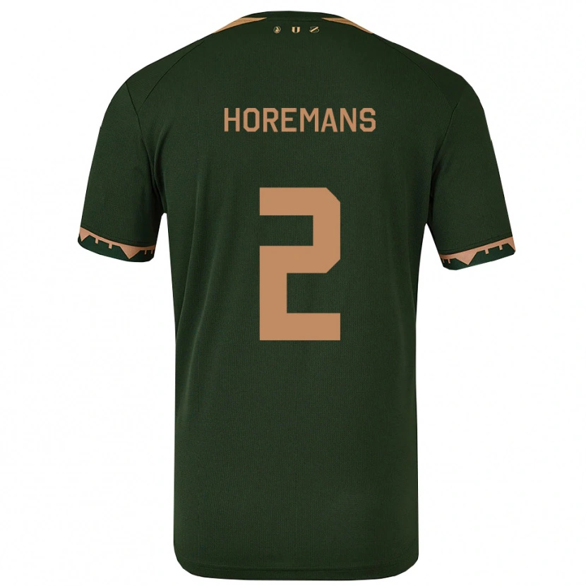 Danxen Damen Siebe Horemans #2 Grün Gold Auswärtstrikot Trikot 2025/26 T-Shirt Österreich
