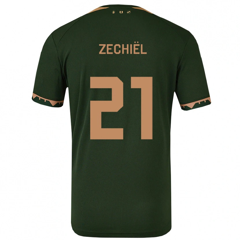 Danxen Damen Gjivai Zechiël #21 Grün Gold Auswärtstrikot Trikot 2025/26 T-Shirt Österreich