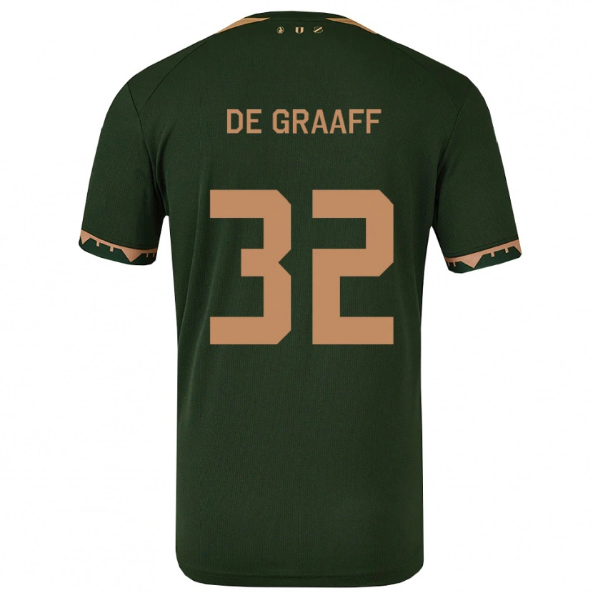 Danxen Damen Tom De Graaff #32 Grün Gold Auswärtstrikot Trikot 2025/26 T-Shirt Österreich