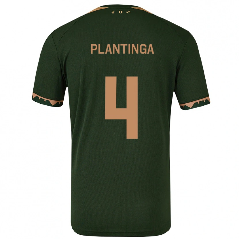 Danxen Damen Viggo Plantinga #4 Grün Gold Auswärtstrikot Trikot 2025/26 T-Shirt Österreich