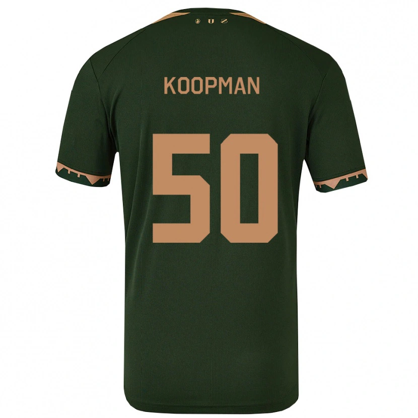 Danxen Damen Kyra Koopman #50 Grün Gold Auswärtstrikot Trikot 2025/26 T-Shirt Österreich