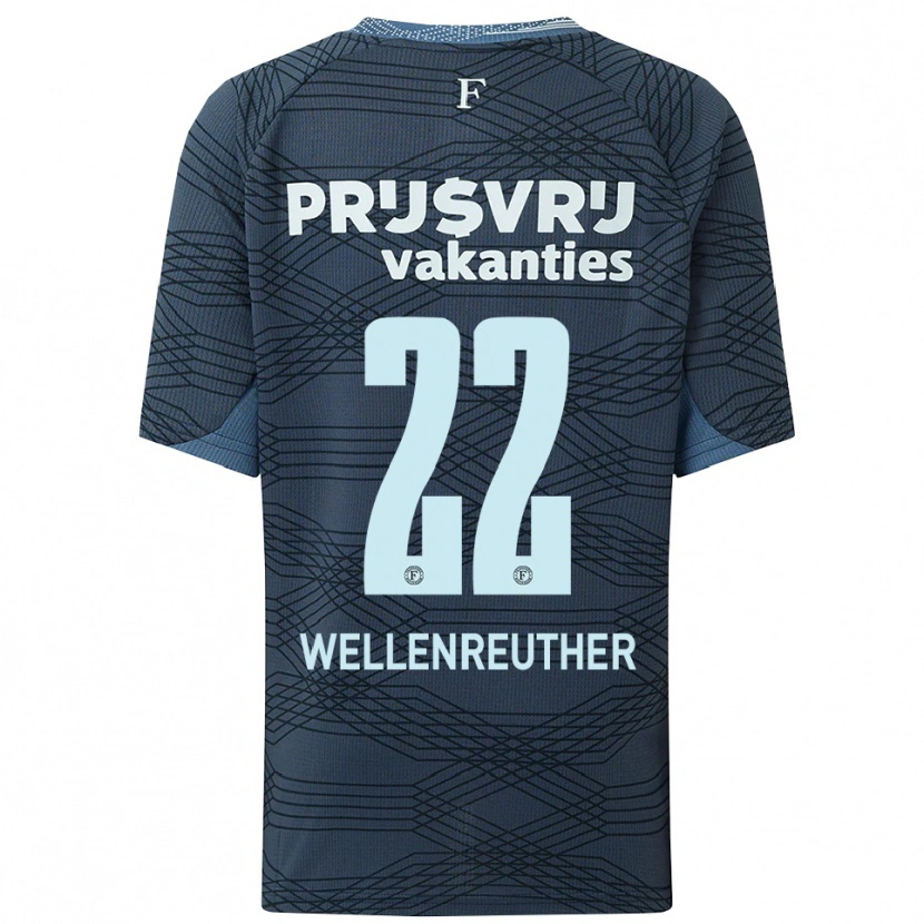 Danxen Damen Timon Wellenreuther #22 Schwarz Grau Auswärtstrikot Trikot 2025/26 T-Shirt Österreich