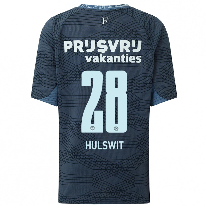 Danxen Damen Zera Hulswit #28 Schwarz Grau Auswärtstrikot Trikot 2025/26 T-Shirt Österreich