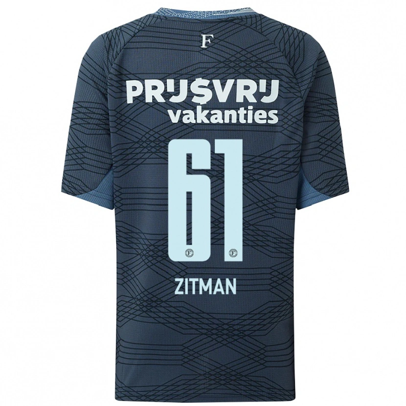 Danxen Damen Sven Zitman #61 Schwarz Grau Auswärtstrikot Trikot 2025/26 T-Shirt Österreich