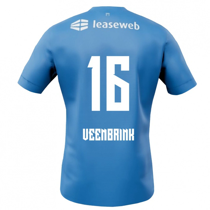 Danxen Damen Jayden Veenbrink #16 Blau Weiß Auswärtstrikot Trikot 2025/26 T-Shirt Österreich