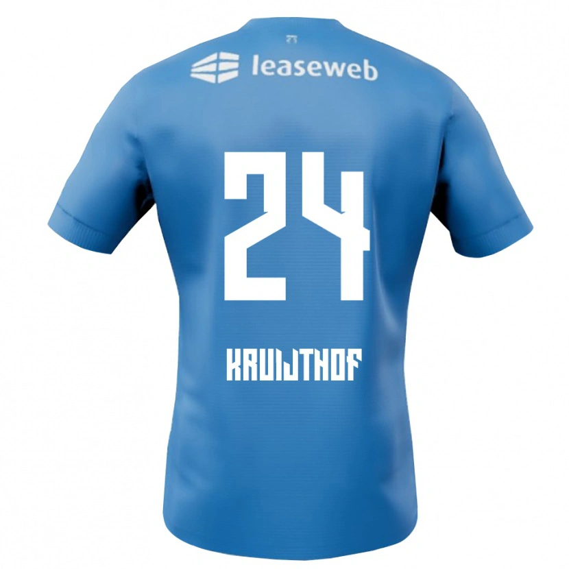 Danxen Damen Annemiek Kruijthof #24 Blau Weiß Auswärtstrikot Trikot 2025/26 T-Shirt Österreich