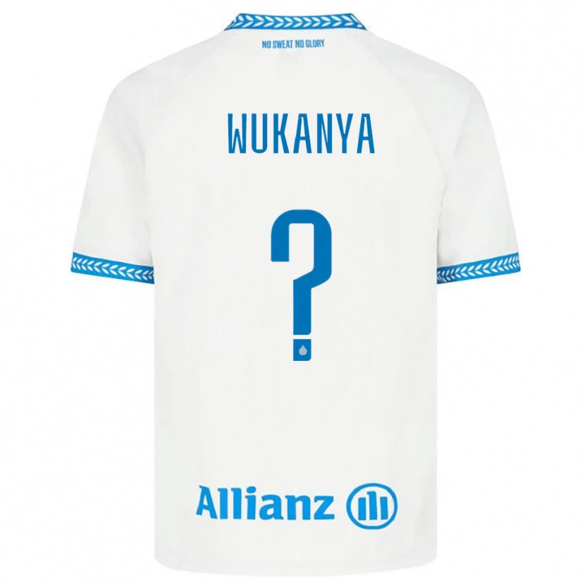 Danxen Damen Stéphane Wukanya #0 Blau Weiß Auswärtstrikot Trikot 2025/26 T-Shirt Österreich
