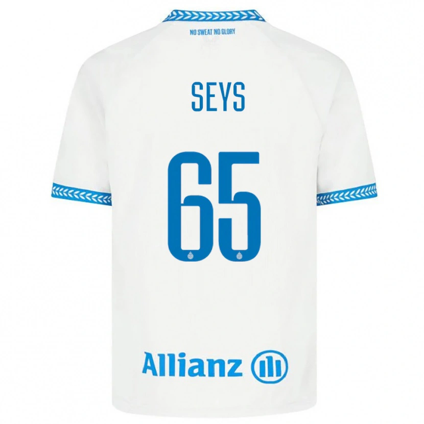 Danxen Damen Joaquin Seys #65 Blau Weiß Auswärtstrikot Trikot 2025/26 T-Shirt Österreich