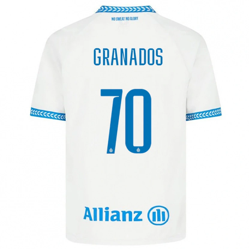 Danxen Damen Alejandro Granados #70 Blau Weiß Auswärtstrikot Trikot 2025/26 T-Shirt Österreich