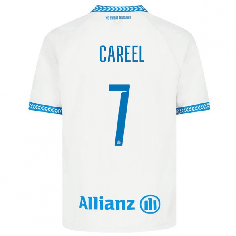 Danxen Damen Oona Careel #7 Blau Weiß Auswärtstrikot Trikot 2025/26 T-Shirt Österreich