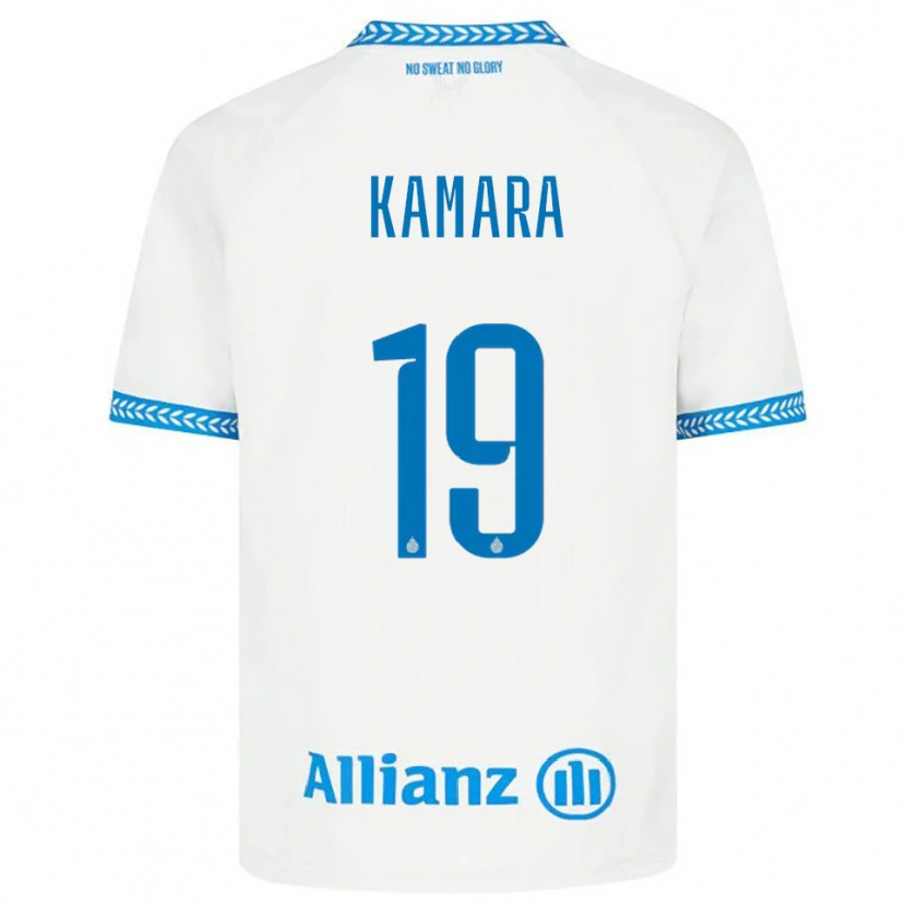 Danxen Damen Al-Hassan Kamara #19 Blau Weiß Auswärtstrikot Trikot 2025/26 T-Shirt Österreich