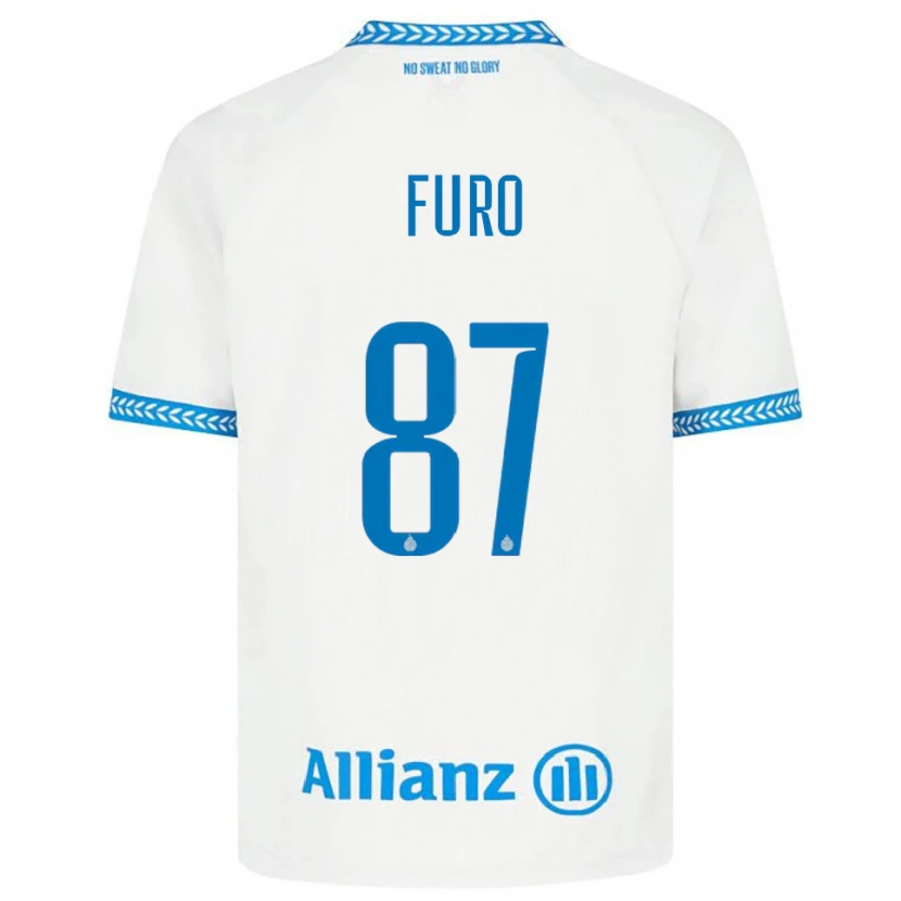Danxen Damen Kaye Furo #87 Blau Weiß Auswärtstrikot Trikot 2025/26 T-Shirt Österreich