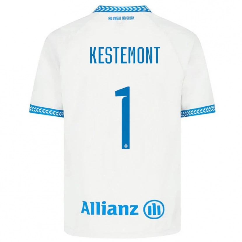 Danxen Damen Thibeau Kestemont #1 Blau Weiß Auswärtstrikot Trikot 2025/26 T-Shirt Österreich