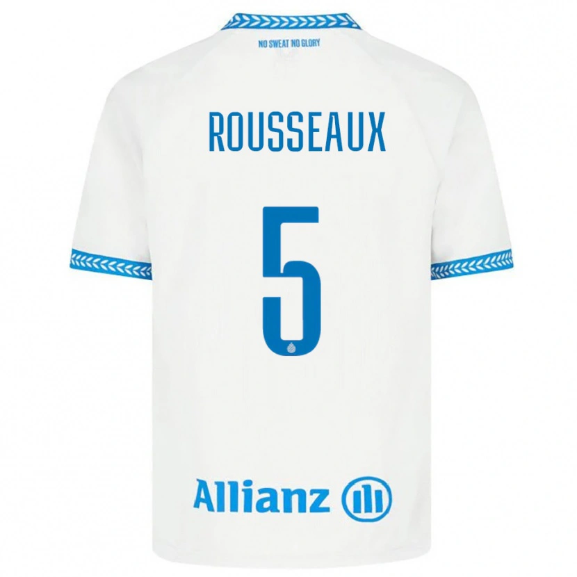 Danxen Damen Luca Rousseaux #5 Blau Weiß Auswärtstrikot Trikot 2025/26 T-Shirt Österreich