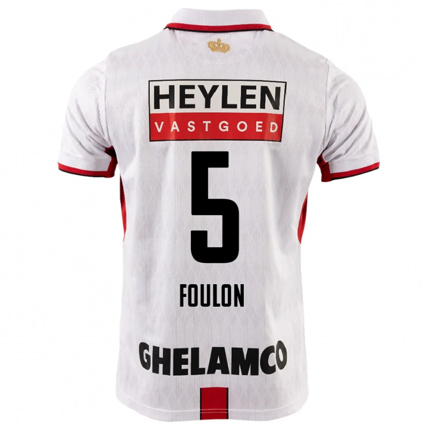 Danxen Damen Daam Foulon #5 Weiß Rot Auswärtstrikot Trikot 2025/26 T-Shirt Österreich