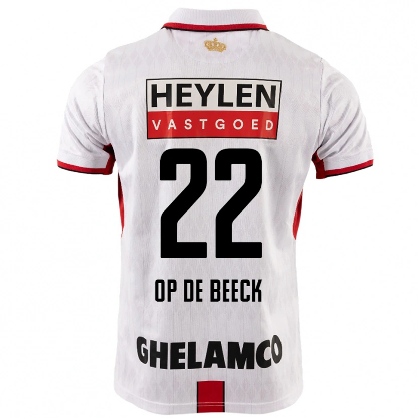 Danxen Damen Gregg Op De Beeck #22 Weiß Rot Auswärtstrikot Trikot 2025/26 T-Shirt Österreich