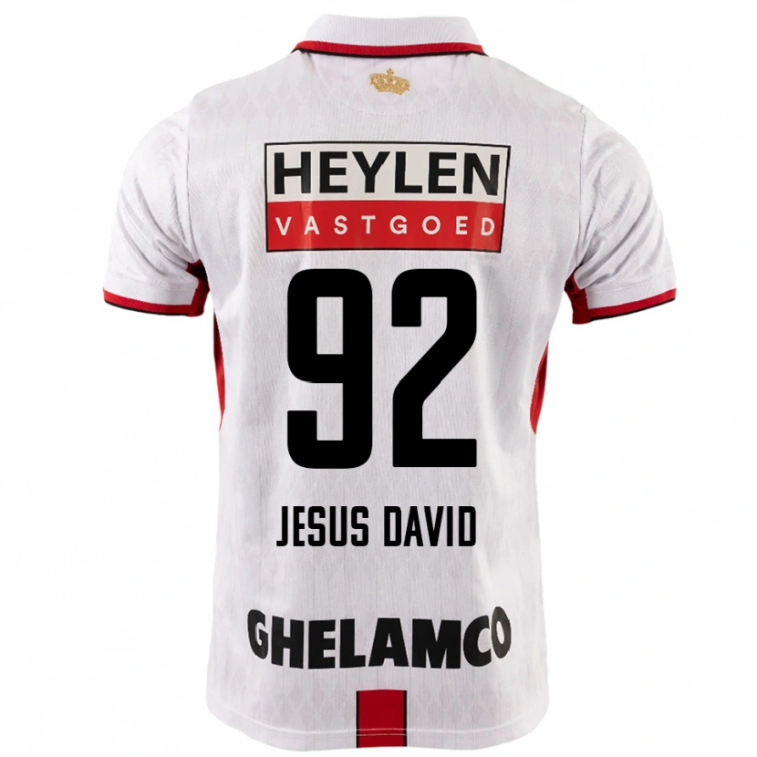 Danxen Damen Gabriel Jesus David #92 Weiß Rot Auswärtstrikot Trikot 2025/26 T-Shirt Österreich