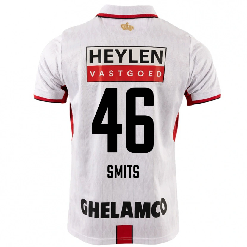 Danxen Damen Milan Smits #46 Weiß Rot Auswärtstrikot Trikot 2025/26 T-Shirt Österreich