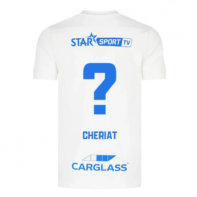 Danxen Damen Rayan Cheriat #0 Weiß Blau Auswärtstrikot Trikot 2025/26 T-Shirt Österreich