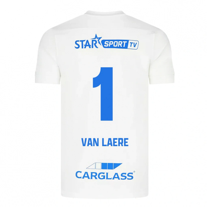 Danxen Damen Daan Van Laere #1 Weiß Blau Auswärtstrikot Trikot 2025/26 T-Shirt Österreich