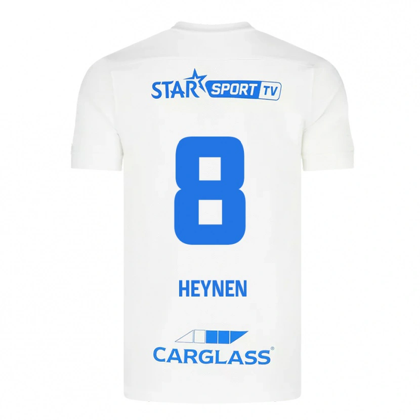 Danxen Damen Bryan Heynen #8 Weiß Blau Auswärtstrikot Trikot 2025/26 T-Shirt Österreich