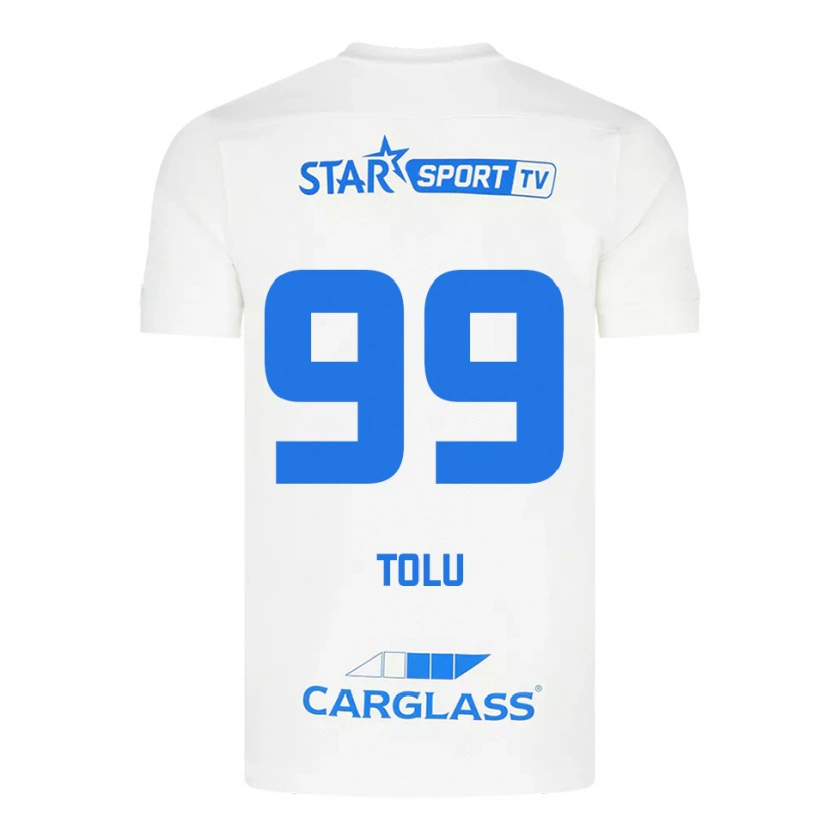 Danxen Damen Tolu Arokodare #99 Weiß Blau Auswärtstrikot Trikot 2025/26 T-Shirt Österreich