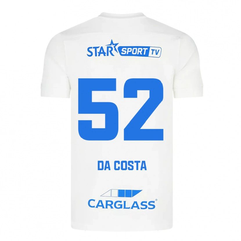 Danxen Damen Wilson Da Costa #52 Weiß Blau Auswärtstrikot Trikot 2025/26 T-Shirt Österreich