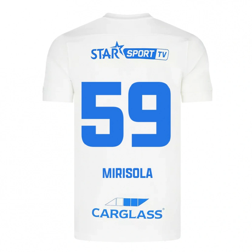 Danxen Damen Robin Mirisola #59 Weiß Blau Auswärtstrikot Trikot 2025/26 T-Shirt Österreich