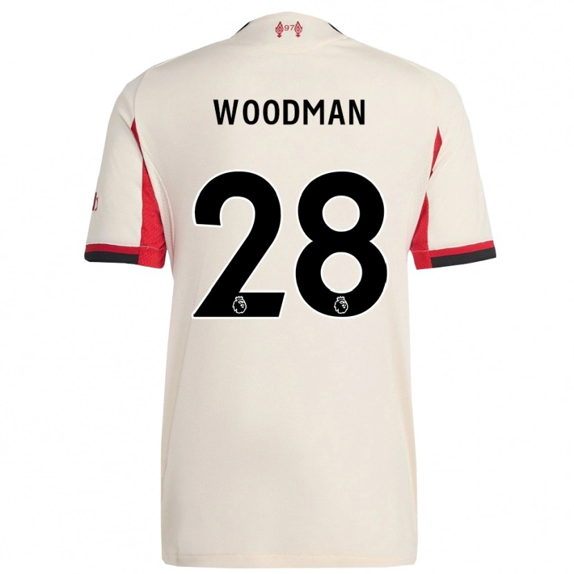 Danxen Damen Freddie Woodman #28 Weiß Schwarz Auswärtstrikot Trikot 2025/26 T-Shirt Österreich