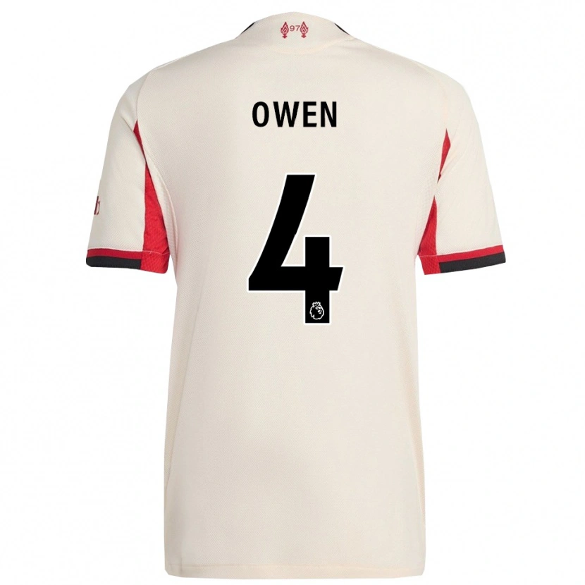Danxen Damen Harvey Owen #4 Weiß Schwarz Auswärtstrikot Trikot 2025/26 T-Shirt Österreich