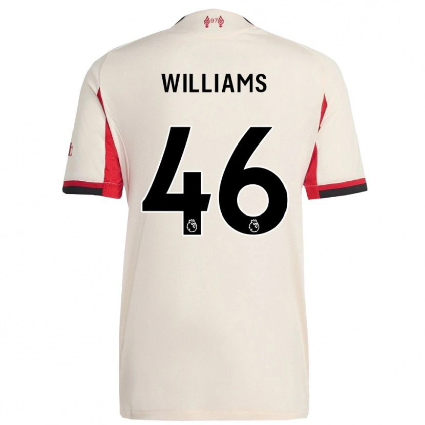 Danxen Damen Rhys Williams #46 Weiß Schwarz Auswärtstrikot Trikot 2025/26 T-Shirt Österreich