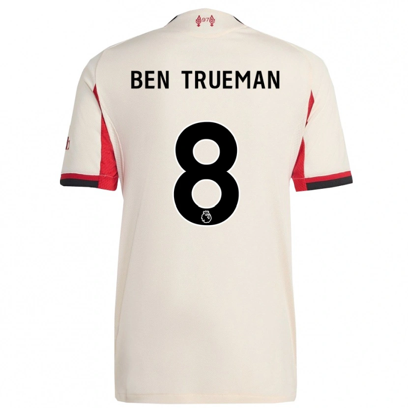 Danxen Damen Ben Trueman #8 Weiß Schwarz Auswärtstrikot Trikot 2025/26 T-Shirt Österreich
