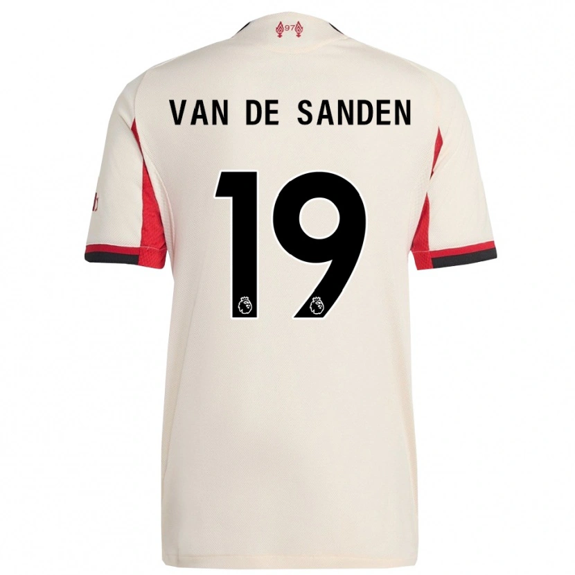 Danxen Damen Shanice Van De Sanden #19 Weiß Schwarz Auswärtstrikot Trikot 2025/26 T-Shirt Österreich