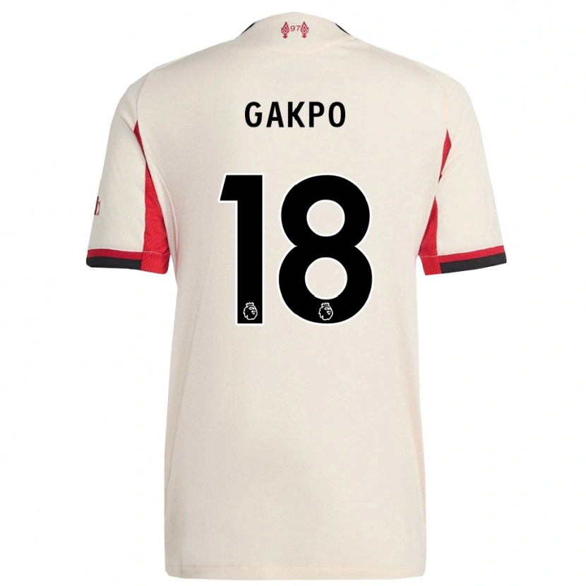 Danxen Damen Cody Gakpo #18 Weiß Schwarz Auswärtstrikot Trikot 2025/26 T-Shirt Österreich