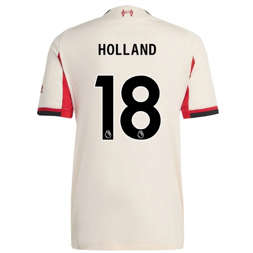 Danxen Damen Ceri Holland #18 Weiß Schwarz Auswärtstrikot Trikot 2025/26 T-Shirt Österreich