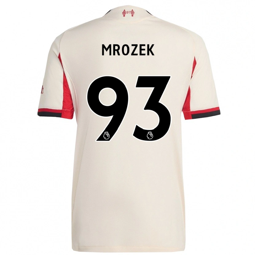 Danxen Damen Fabian Mrozek #93 Weiß Schwarz Auswärtstrikot Trikot 2025/26 T-Shirt Österreich