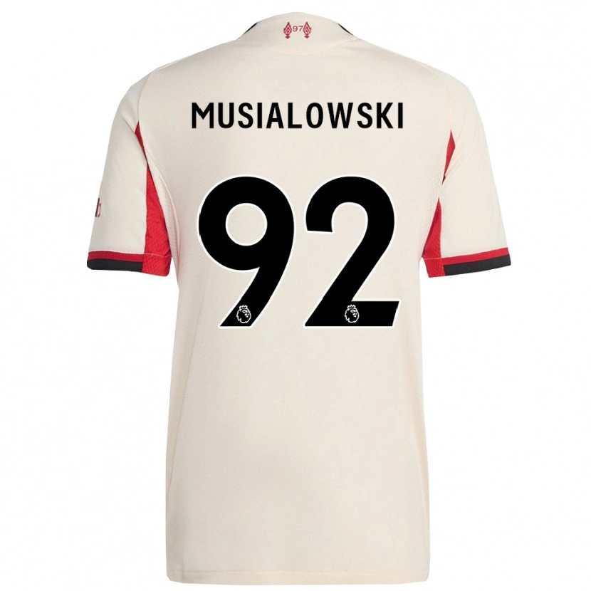 Danxen Damen Mateusz Musialowski #92 Weiß Schwarz Auswärtstrikot Trikot 2025/26 T-Shirt Österreich