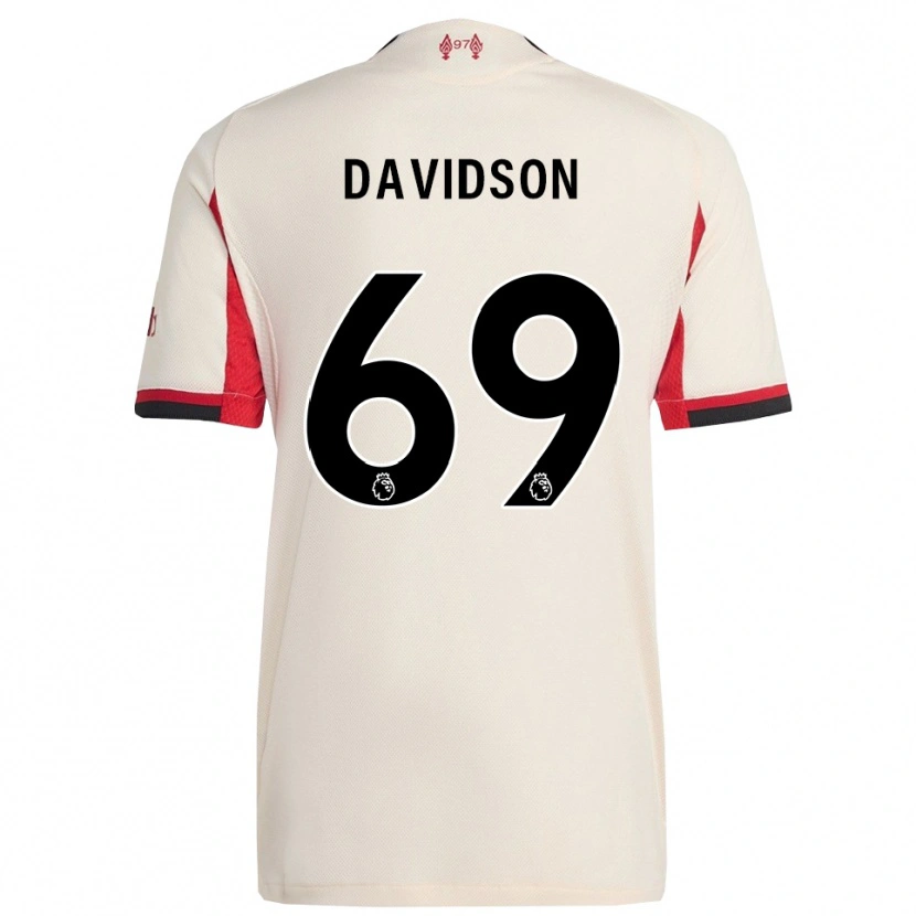 Danxen Damen Josh Davidson #69 Weiß Schwarz Auswärtstrikot Trikot 2025/26 T-Shirt Österreich