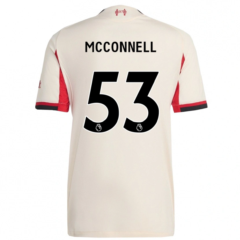 Danxen Damen James Mcconnell #53 Weiß Schwarz Auswärtstrikot Trikot 2025/26 T-Shirt Österreich