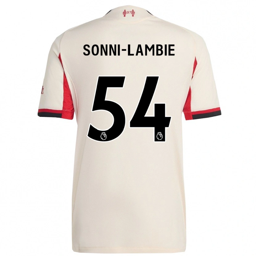 Danxen Damen Joshua Sonni-Lambie #54 Weiß Schwarz Auswärtstrikot Trikot 2025/26 T-Shirt Österreich