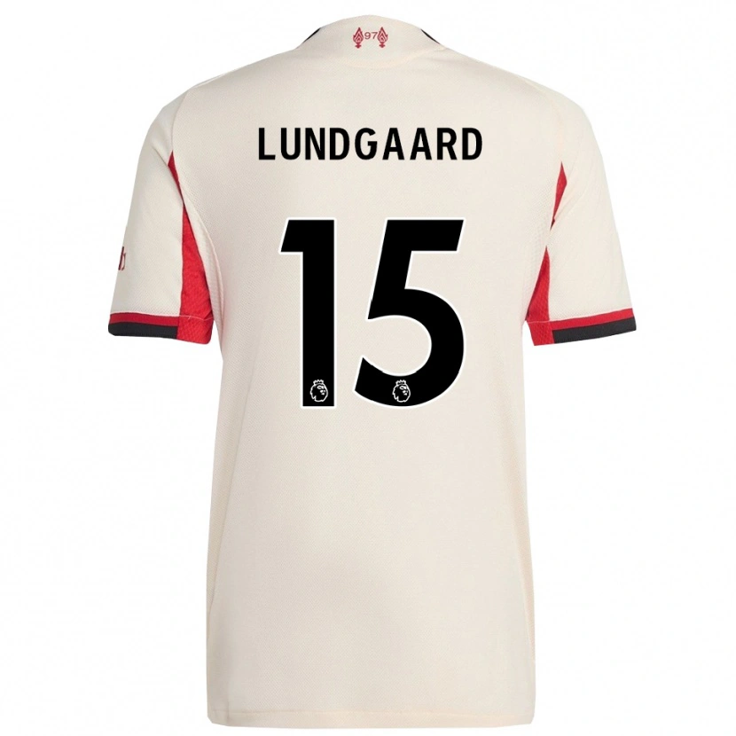 Danxen Damen Sofie Lundgaard #15 Weiß Schwarz Auswärtstrikot Trikot 2025/26 T-Shirt Österreich