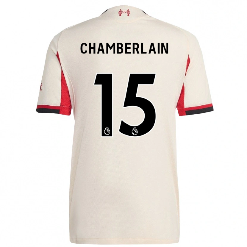 Danxen Damen Alex Oxlade Chamberlain #15 Weiß Schwarz Auswärtstrikot Trikot 2025/26 T-Shirt Österreich