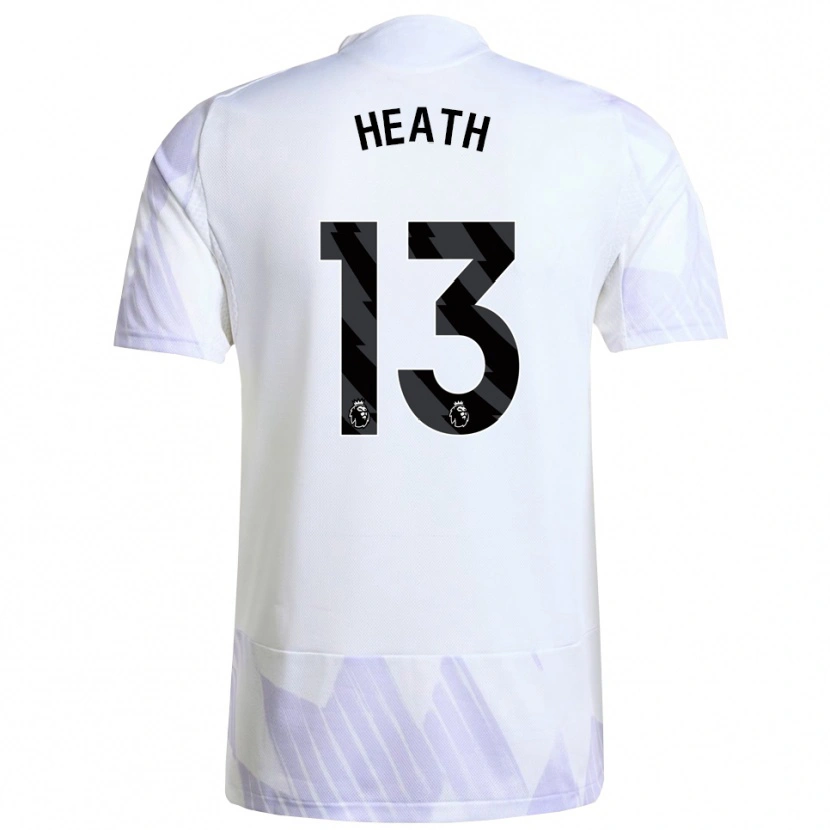Danxen Damen Fred Heath #13 Weiß Lila Lila Auswärtstrikot Trikot 2025/26 T-Shirt Österreich