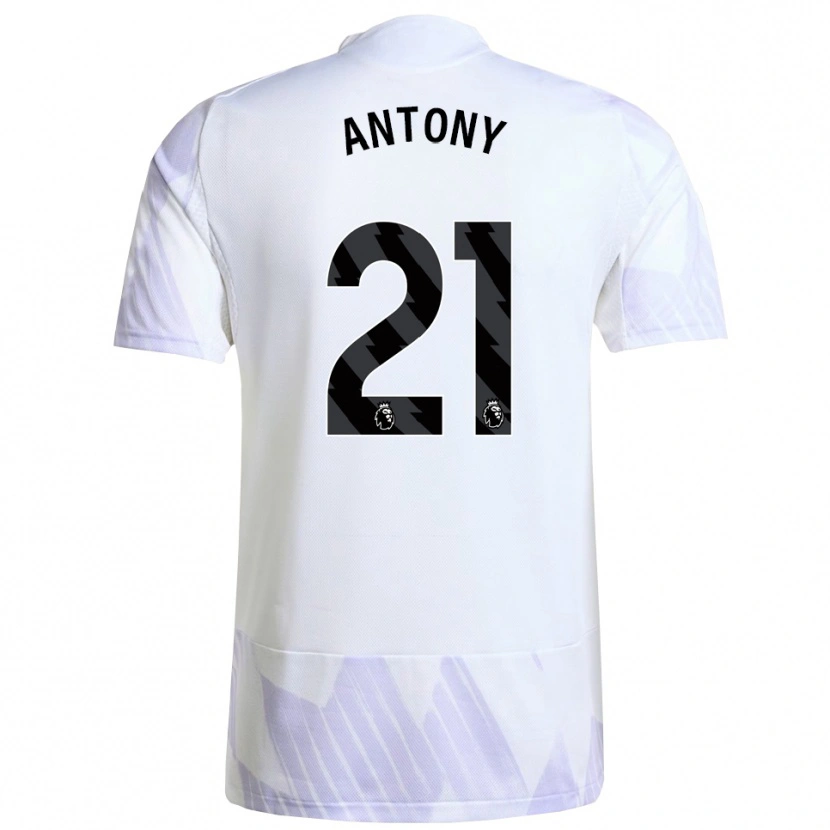 Danxen Damen Antony #21 Weiß Lila Lila Auswärtstrikot Trikot 2025/26 T-Shirt Österreich