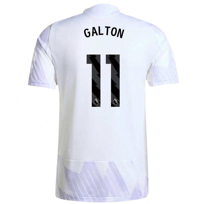 Danxen Damen Leah Galton #11 Weiß Lila Lila Auswärtstrikot Trikot 2025/26 T-Shirt Österreich