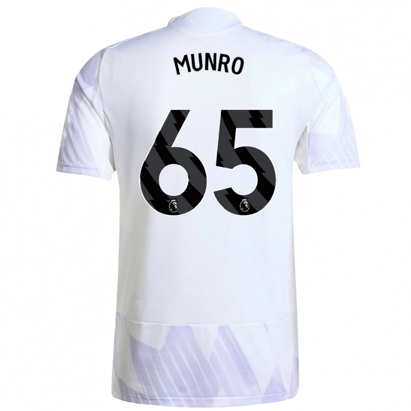 Danxen Damen Reece Munro #65 Weiß Lila Lila Auswärtstrikot Trikot 2025/26 T-Shirt Österreich