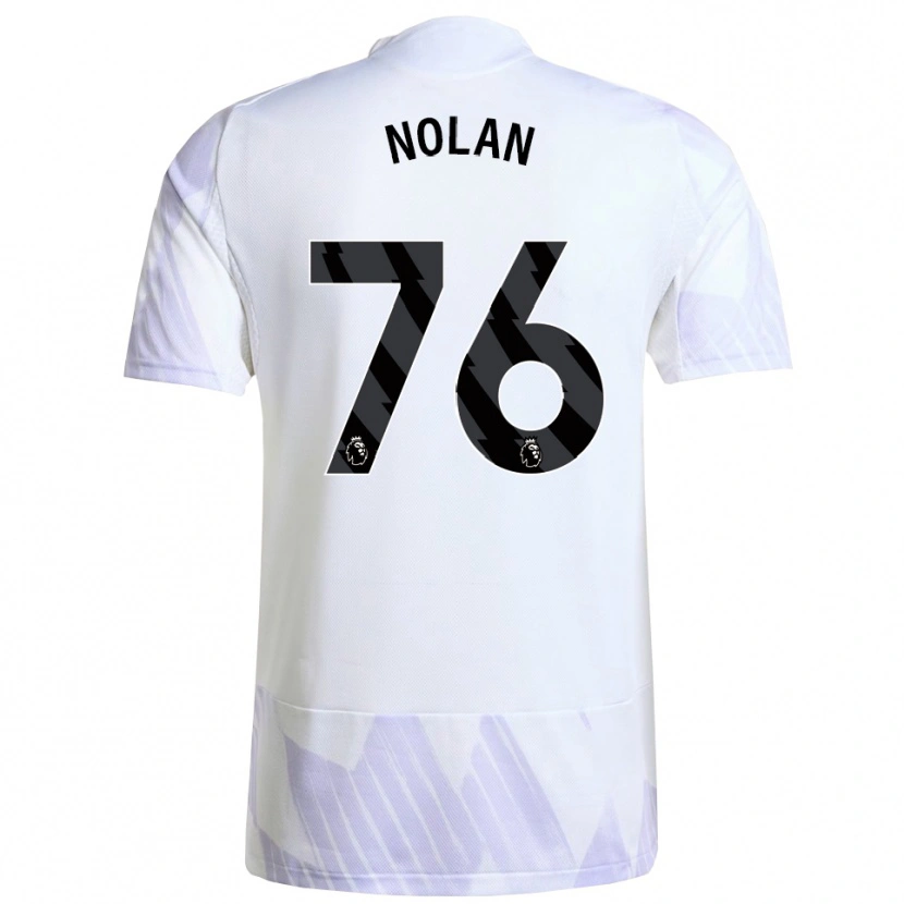 Danxen Damen James Nolan #76 Weiß Lila Lila Auswärtstrikot Trikot 2025/26 T-Shirt Österreich