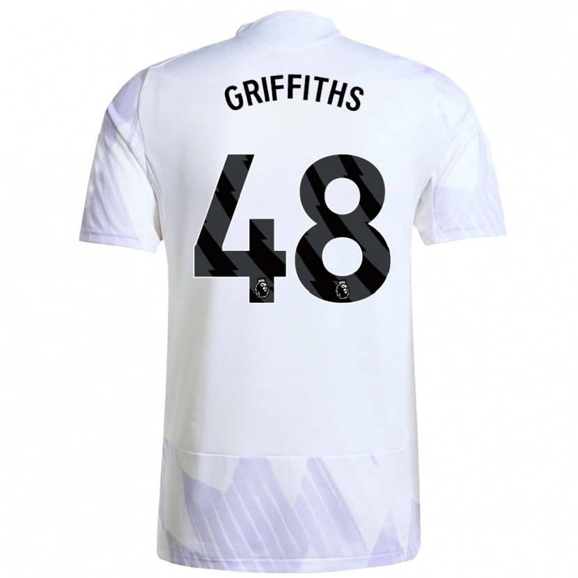 Danxen Damen Mared Griffiths #48 Weiß Lila Lila Auswärtstrikot Trikot 2025/26 T-Shirt Österreich